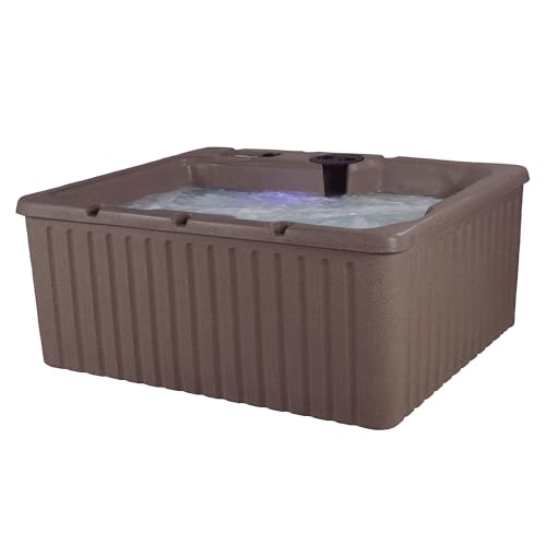 Aqualife Current Outdoor Hot Tub, Free Extras, Fits 4-Adults, Plug and Play Spa, Free Cover Included, Made in USA