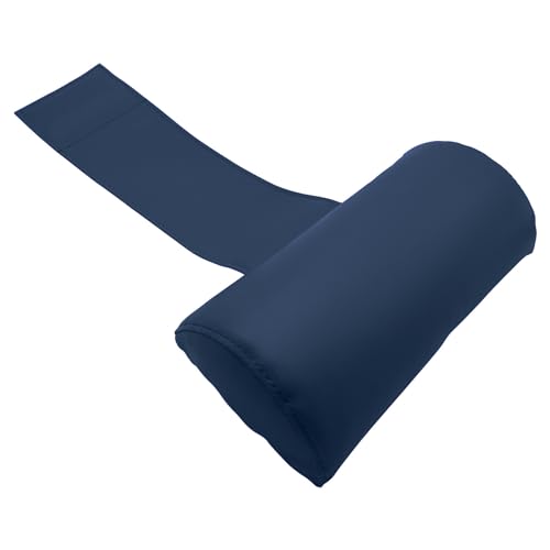 Poolzilla Universal Blue Spa Pillow, Made of Soft Foam for Outdoor Hot Tubs and Chaise lounges - Adjustable Headrest and Weighted That Fits Any Spa