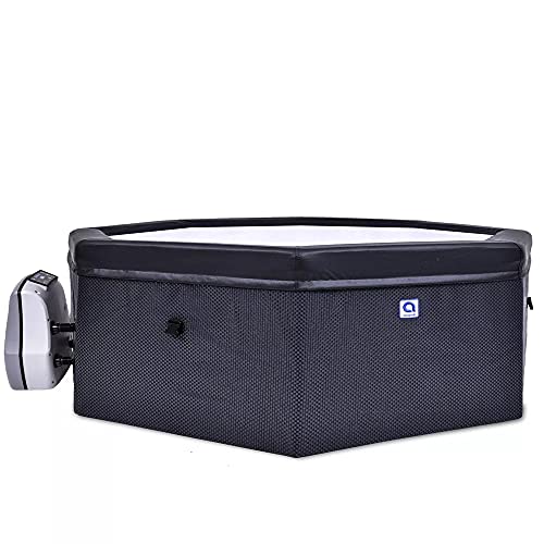 Pool Central 6-Person Rigid Foam Wall Portable Hot Tub Spa