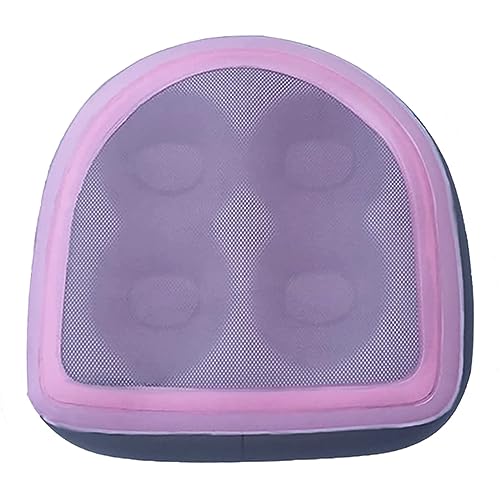 Huazzzyi Hot Tub Seats for Adults, Inflatable Hot Tub Accessories with Suction Cup and Mesh, Inflatable and Water-Filled Dual Purpose Hot Tub Booster Seat Comfortable Soft Hot Tub Cushion (Pink)