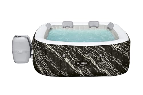 Bestway SaluSpa Hawaii EnergySense Smart Luxe AirJet Inflatable Hot Tub Spa (71" x 71" x 26") | Features LED Lights and App-Control | Fits Up to 4-6 Persons