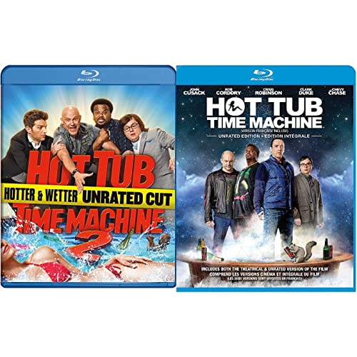 Hot Tub Time Machine 1 / 2 (2 Disc Unrated Blu Ray Set)